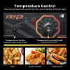 110V 20.7 Qt Commercial Electric Deep Fryer with 2 x 6.35 QT Removable Baskets, Overheat Protection