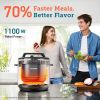 COSORI Electric Pressure Cooker 6 Quart, 9-in-1 Instant Multi Cooker, 13 Presets, Rice Slow Cooker,Stainless Steel