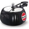 Hawkins CB50 Hard Anodised Pressure Cooker, 5-Liter,Black