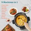 COSORI Electric Pressure Cooker 6 Quart, 9-in-1 Instant Multi Cooker, 13 Presets, Rice Slow Cooker,Stainless Steel