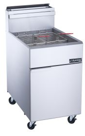 Dukers Commercial Kitchen Fryer With Four Tube Burner (Material: Stainless Steel, model: DCF4-NG(Natural Gas))