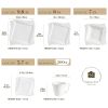 MALACASA Amparo 30/60 Piece White Porcelain Dinnerware Set Cups Saucers Dessert Soup Dinner Plates Service for 6/12 Persone